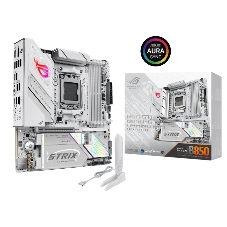 Материнская плата Asus ROG STRIX B850-G GAMING WIFI, AM5, AMD B850, 4xDDR5, 2xSATA, 4xM.2, 1xPCIe 5.0 x16, 1xHDMI, 1xDP, 1x2.5Gb LAN, Wi-Fi 7, Bluetooth 5.4, 1xUSB-C 20Gbps, 1xUSB-C 10Gbps, 2xUSB-A 10Gbps, 4xUSB-A 5Gbps, 2xUSB-A 2.0, 2x3.5 мм, 7.1, mATX