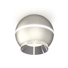 Светильник Ambrella Light XS1103002 SSL/PSL серебро песок/серебро полированное MR16 GU5.3 LED 3W 4200K (C1103, N7032)