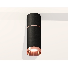 Светильник Ambrella Light XS6323063 SBK/PPG черный песок/золото розовое полированное MR16 GU5.3 (C6302, A2063, C6323, N6135)