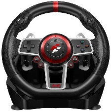Игровой руль с педалями FLASHFIRE ES900R (Совместим с Nintendo Switch, PS3, PS4, Xbox One, Xbox XSX/XSS, ПК; USB подключение)