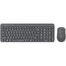 Комплект клавиатура+мышь A4Tech FStyler FG3300 Air2 беспроводной, USB, 2000 DPI, серый