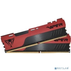 Оперативная память Patriot Viper Elite II, DDR4, 64GB (2x32 GB), 3200 MHz, CL18, DIMM, радиатор, красный/черный