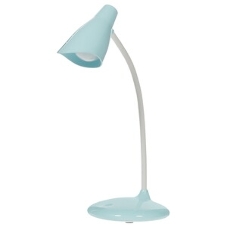Светильник настольный Uniel TLD-559 Blue/LED/280Lm/5000K/Dimmer 3W. Сенсорный выключатель. Голубой