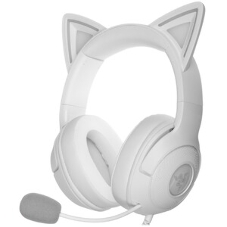 Гарнитура Razer Kraken Kitty V2 Белый, проводная, USB, подсветка
