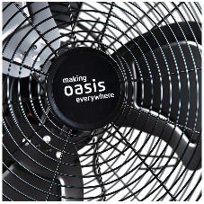 Вентилятор OASIS VN-110B чёрный, напольный, 110 Вт, 3 скорости, 53 см