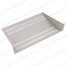 Полка перфорированная консольная 2U, глубина 400 мм (МС-40)