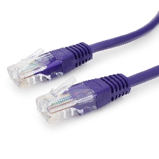Патч-корд UTP Cablexpert cat.5e, 3м, литой, многожильный, фиолетовый