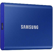 Внешний SSD Samsung T7, 2TB, USB 3.2 Gen 2 Type-C, R/W 1050/1000, синий