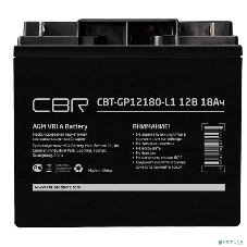 Батарея для ИБП CBR CBT-GP12180-L1 (12В 18А·ч), клеммы L1 (болт М5 с гайкой)