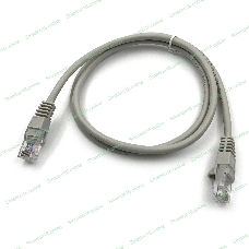 Патч-корд Buro LSZH UTP cat.5e 1м серый RJ-45 (m)-RJ-45 (m)