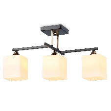 Светильник Ambrella light TR303114/3 BK/FGD/FR черный/золото/белый матовый E27/3 max 40W 490*260*290 Светильник Ambrella light TR303114/3 BK/FGD/FR черный/золото/белый матовый E27/3 max 40W 490*260*290