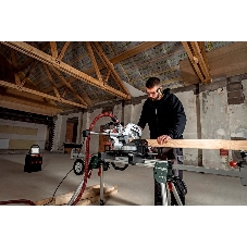 Торцовочная пила Metabo KGS 254 M set 1450Вт 5000об/мин d=254мм