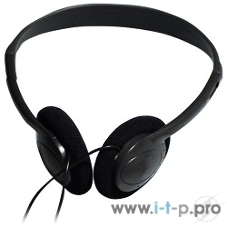 Проводные наушники Ritmix RH-501 черный, накладные, Jack 3.5 мм, складная конструкция
