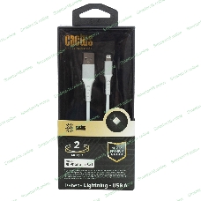 Кабель Cactus CS-LG.USB.A-2 USB (m)-Lightning (m) 2м белый блистер