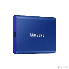 Внешний SSD Samsung T7, 2TB, USB 3.2 Gen 2 Type-C, R/W 1050/1000, синий