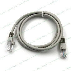Патч-корд Buro LSZH UTP cat.5e 1.5м серый RJ-45 (m)-RJ-45 (m)