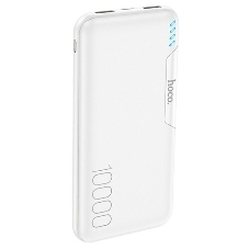 Портативный аккумулятор 10000mAh 2USB+1Type-C+1Micro USB 2.0A Hoco J158A (White)