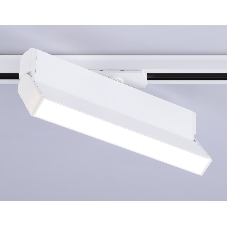 Трековый однофазный светодиодный светильник Ambrella light GL6806 WH белый LED 12W 4200K 230*22*87