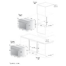 Духовой шкаф Kuppersberg HO 622 BB, High-Tech, 78 л, комбинированное управление, дисплей, таймер, 11 режимов, макс. температура 300 градусов, гриль, телескопические направляющие (на 1 уровень), энергоэффективность А, цвет черный, цвет фурнитуры черный