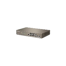 Коммутатор управляемый IP-COM G5312F L3, 12 портов, 10х1 Гбит/с, Base-X SFP 2х1 Гбит/с, настольный