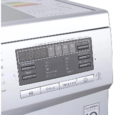 Стиральная машина LG F1296TD4 серебристый, загрузка фронтальная 8 кг, 1200 об/мин, класс: А