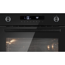 Духовой шкаф электрический Weissgauff EOM 741 PDB Black Edition черный