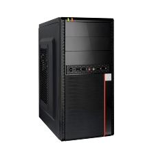 Компьютерный корпус ExeGate EX284038RUS Minitower BA-204U Black, mATX, (AA500, 80мм), 2хUSB+2хUSB 3.0, Audio