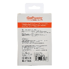 Сетевое зарядное устройство GOPOWER 1USB+1TYPE-C 20W QC3.0 00-00028401 WHITE