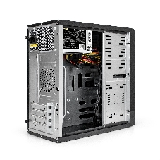 Компьютерный корпус Minitower ExeGate MA-371X-UNS450 (mATX, БП UNS450 с вент. 12см, 2*USB+2*USB 3.0, аудио, черный)