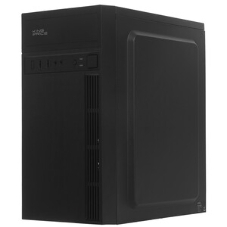Компьютерный корпус KingPrice KPCC-MN210 черный без БП mATX 1x80мм 2x120мм 2xUSB 2.0 audio
