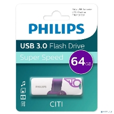 Флешка USB 64 Gb PHILIPS CITI3.0 64Gb, USB 3.0