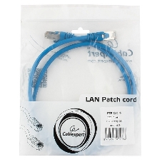Патч-корд FTP Cablexpert cat.6, 1м, литой, многожильный, черный