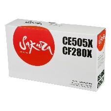 Картридж лазерный Sakura CE505X/CF280X для HP Laserjet 400M/401DN P205, LJ M425,P2055, P2055D, P2055DN черный, 6900 к.