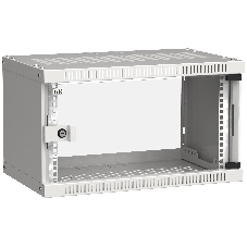 Шкаф LINEA WE 6U 550x350 мм дверь стекло серый ITK