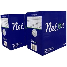 Кабель витая пара U/UTP cat.5e 4х2х24AWG solid CCA PE Out. 305м (м) Net.on 01-0301
