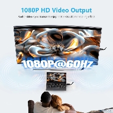 Беспроводной удлинитель ORIENT VE059, WiFi HDMI Extender (Tx+Rx), HDMI беспроводной удлинитель до 80 м, HDMI 1.4, 1080p@60Hz, HDCP1.2, внешние съемные антенны, питание от USB (33363)