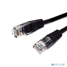 Кабель патч-корд, Filum FL-U5-2M-BK U/UTP 5e cat. 2м, 26AWG(7x0.16 мм), омедненный алюминий (CCA), PVC, чёрный
