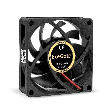 Вентилятор 12В DC ExeGate EX07015H2PM (70x70x15 мм, Hydraulic bearing (гидродинамический), 2pin+Molex, 2500RPM, 23dBA)