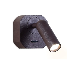 Настенный светодиодный светильник Ambrella light FW283 SCF кофе песок LED 4200K 3W 66*66*65