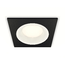 Комплект встраиваемого светильника Ambrella light XC7632001 SBK/SWH черный песок/белый песок MR16 GU5.3 (C7632, N7010)
