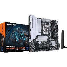 Материнская плата GIGABYTE B860M GAMING X WIFI6E, LGA1851, Intel B860, 4xDDR5, 4xSATA, 2xM.2, 1xPCIe 5.0 x16, DisplayPort, HDMI, USB Type-C, 1x2.5Gb LAN, 3x3.5 мм, 7.1, microATX