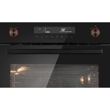 Духовой шкаф электрический Weissgauff EOM 741 PDB Black Edition черный