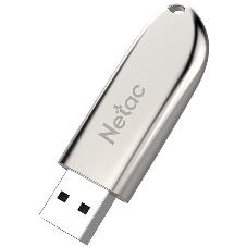 Флешка USB Netac U352 (NT03U352N-032G-20PN), 32Gb, USB 2.0, R/W 50/15, серебристый