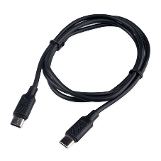 Кабель USB2.0 Cablexpert CC-USB2-CMCM-60-1M, Type-C/Type-C, 3A, 60Вт, PD/QC3.0, медь, 1м, черный, пакет