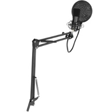 Микрофон проводной Оклик SM-700G 2.5м черный