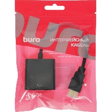 Переходник KingPrice KP-HDMI(m)-VGA(f) HDMI (m) VGA (f) 0.1м черный
