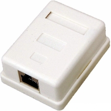 Розетка компьютерная внешняя Rexant 03-0122 1-порт RJ-45 (8P8C), FTP экранированная, категория 5e