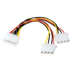 Разветвитель питания IDE-устройств Molex (IDE) в 2*Molex (IDE), 15 см ExeGate