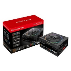 Блок питания Thermaltake Smart Pro RGb (PS-SPR-0750FPCBEU-R), 750Вт, 80 PLUS Bronze, 140мм, модульный, черный