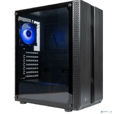 Компьютерный корпус ATX Eurocase A31 ARGB черный без БП закаленное стекло USB 3.0